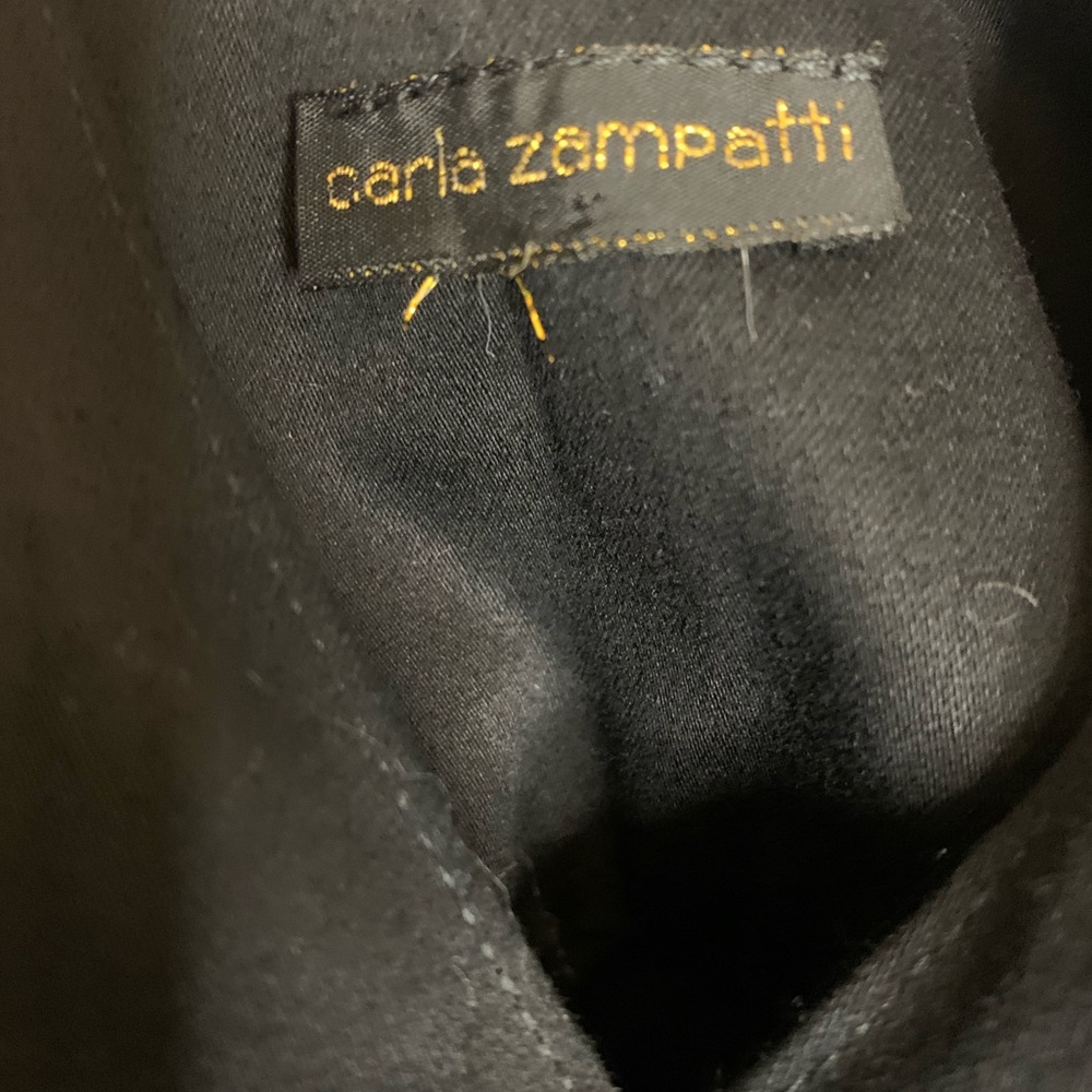 Carla Zampatti dress in cool black - Picture 7 of 9